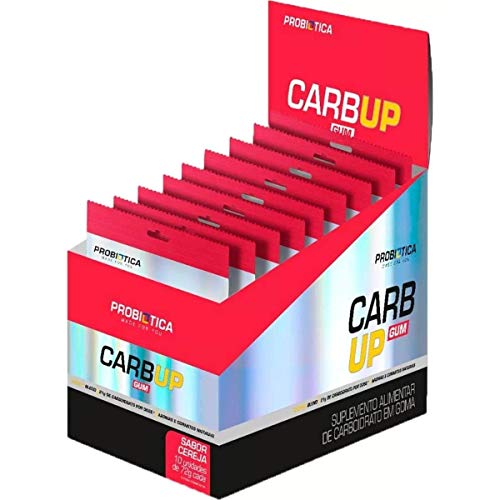 Carb Up Gum (10 Unidades C/ 18 Gomas - 72G) - Sabor Cereja, Probiótica
