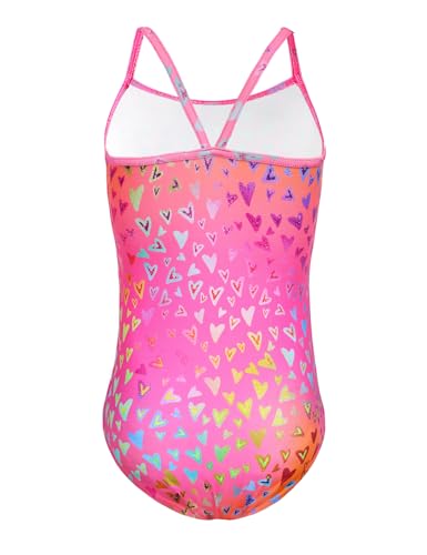 Image of Snowheart Girls Swimsuit One-Piece Bathing Suits Multicolor Kids Sport Summer Beach Swimwear for 2-12 Years Old