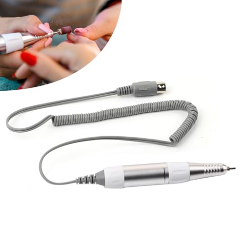 BigKing Manipolo per Trapano Elettrico per Unghie, Fresa per Unghie Professionale, Electric Nail Art Drill Pen Portatile, Lima Unghie Elettrico per Pedicure, Smerigliatrice, Unghie (12V)