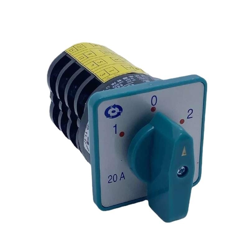 Rotary Cam Combination Changeover Switch Three Position 20A 4kw Fo