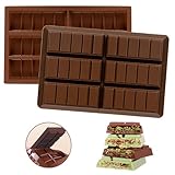 【Resistenza al calore e versatilità】Gli stampi per dolci in silicone resistono a un'ampia gamma di temperature, da -40 °C a +230 °C (da -40 °F a +446 °F), rendendoli adatti all'uso nel microonde, forno, frigorifero, congelatore e lavastoviglie. Perfetti per realizzare stampo per cioccolato o stampo tavoletta cioccolato, questi stampi silicone soddisfano tutte le tue esigenze in pasticceria e cioccolato.