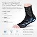 Doc Miller Plantar Fasciitis Compression Socks (Toeless Sleeve), 20–30 mmHg Foot & Ankle Compression Sleeve with Ankle Brace Support for Heel & Arch Pain, Arthritis, Tendonitis & Swelling (1 Pair)