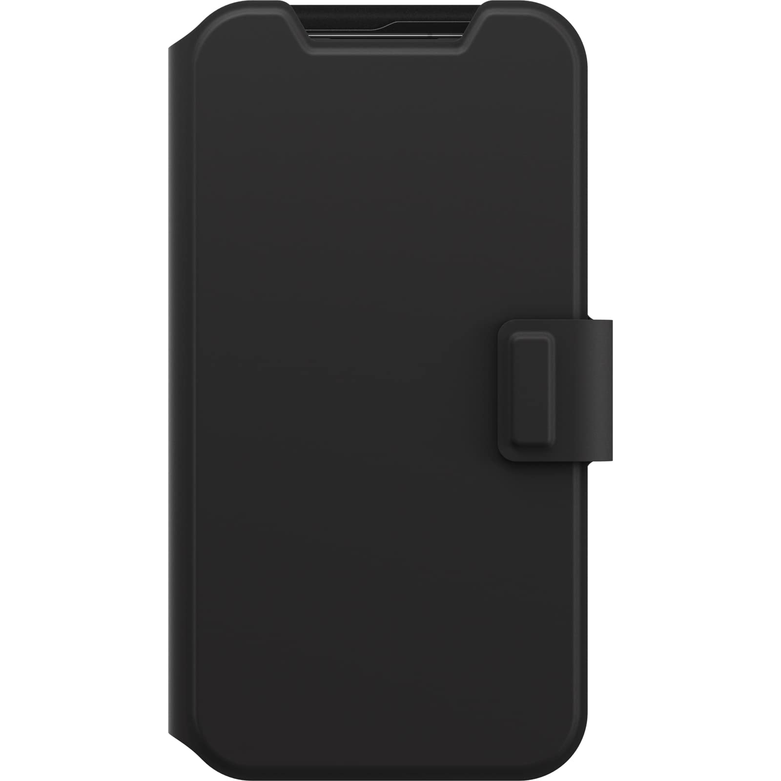 OtterBox Cover per Samsung Galaxy S22+ Strada Via, resistente a shock e cadute, folio sottile, morbido al tatto con slot carta di credito, testato 2x vs norme MIL-STD 810G, Nero