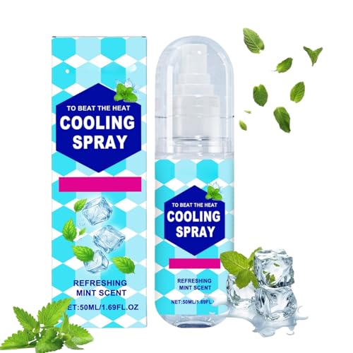 Cooling Mist Spray for Hot Weather Summer Cooling Spray for Face and Body Cooling Face Mist Cool and Comfortable Experience Suitable for Daily Use Widely Applicable Keep Cool and Refreshing Feeling