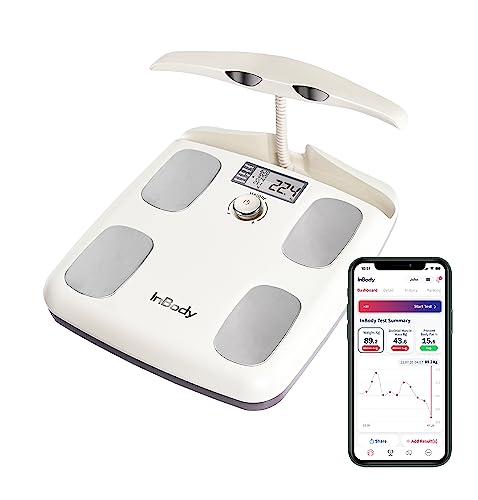 InBody H20N-Beige Smart Full Body Composition Analyzer Scale - Full Body Digital Scale, BMI Measurement Tool, Body Fat Analyzer, Muscle Mass Inbody Scale - Bluetooth Connected