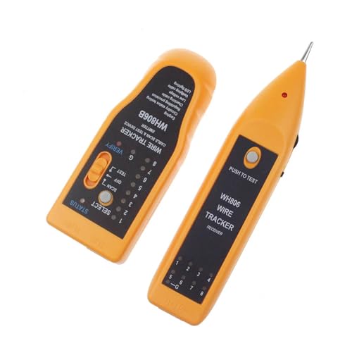 Rastreador de cables telefónicos, comprobador de cables de red for Cat5, Cat5E, Cat6, RJ45, RJ11, detección de líneas eléctricas