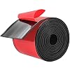 Neoprene Rubber Sheets & Strips 4 Wide x 1/16 Thick x 10' Long - Adhesive Backed Rubber Pads for Matting & Padding