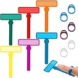 12 Pieces Finger Focus Highlighter, Dyslexia Tools for Kids, Reading trackers for Students, Guided...
