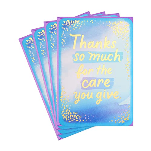 Hallmark Pack Of Thank You Cards, Nurses Day Cards (4 Cards With Envelopes, Care You Give) #TOP13