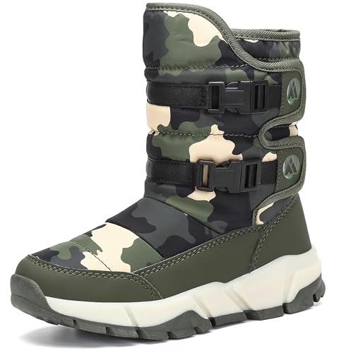 Mishansha Schneestiefe Jungen Winter Stiefel Warmem Gefüttert...