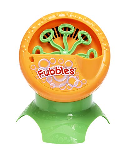 Little Kids Fubbles Bubble Blastin’ Bigger Bubbles Kids Automatic Party Machine And Includes 4Oz Of Bubble Solution Toy, Orange #TOP1