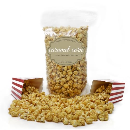 Pop'N Popcorn Caramel Corn, 32 oz Bag, Gourmet Caramel Popcorn