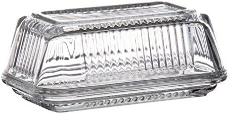 Rectangle & Round Glass Butter Dish - Stylish Butter with Lid Easy to Use and 100% Food Safe (Rectangle) - Image 5
