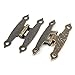 Aexit Box Toolbox Gate Hardware Drawer Metal Foldable Butt Hinges Bronze Tone 65mm x 33mm Gate Hinges 8 PCS