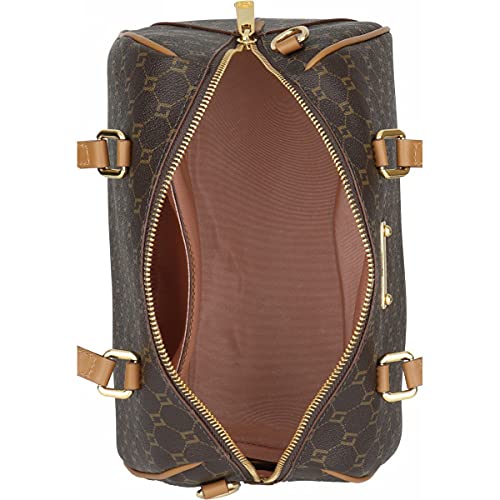 Bolsa feminina MC-1067 Monograma Luz da Lua Cor:Marrom;Gênero:Feminino;Tamanho:Único