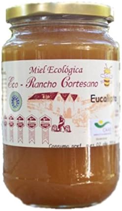 Miel Rancho Cortesano - Eucalyptus raw honey 500gr Ecological production - Spanish origin