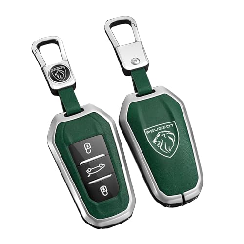 Car Key Fob Case for PPeugeot 206 207 407 108 208 308 408 508 607 807 4008, Wear Resistant Key Remote Control Rotector, Tight Fitting Car Key Protective Box, Key Fob Replacement Accessories