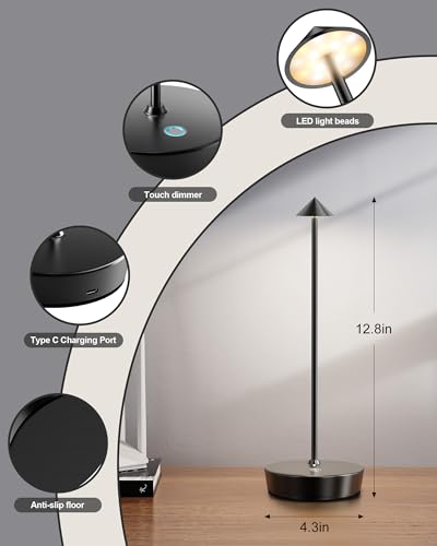 Smart Desk Lamp with Wireless Charging
