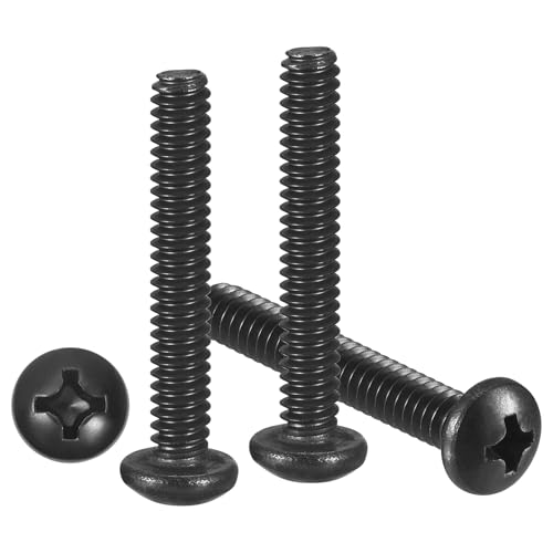 METALLIXITY Boulon Phillips #10-24x1-1/4 25 pc acier 304 noir