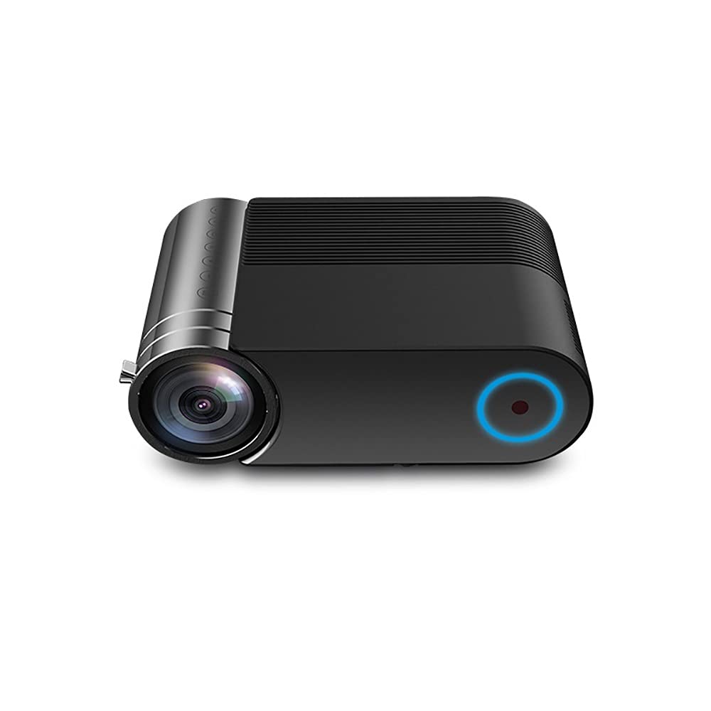 Home high-Definition Mini led Micro projectors, Smart projectors, Suitable for Business, Office, School Teaching, Family Meetings, etc. Black