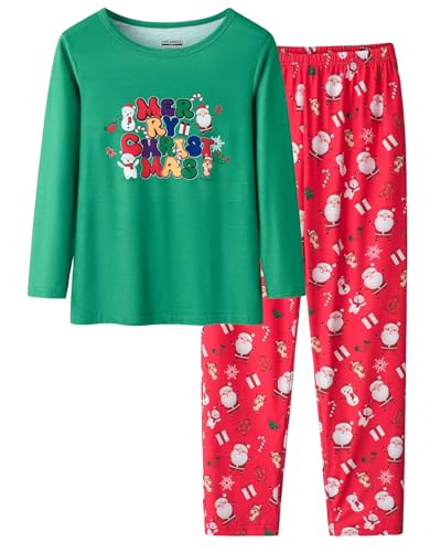 Image of Tie Dye Pajamas for Girls Soft Butterfly Sloth Fall Clothes Big Kids Sleepwear 2-Piece Long Sleeve Set Size 6-16