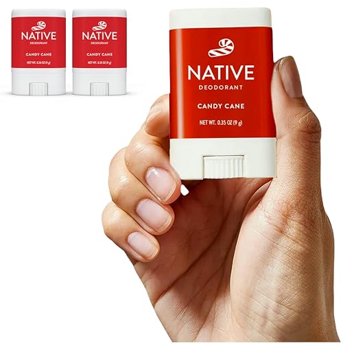 Native Candy Cane Mini Deodorant - 0.35oz