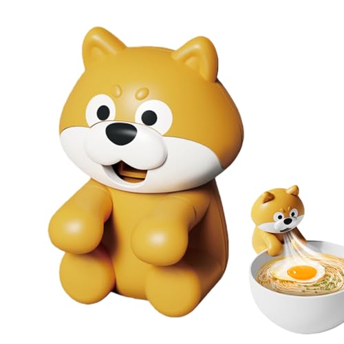 driattie Ventilador Pequeño con Pinza,Mini Aparato Personal Portátil para Soplar Aire - Ventilador De Pinza Con Forma De Perro | Para Enfriar Tazas Tazones Agua Caliente Comida Bebida Oficina