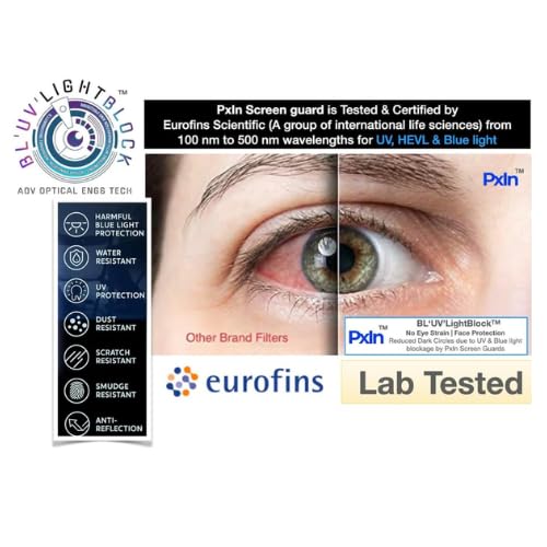Image of Pxin Laptop Pro Privacy Guard compatible with 13.3 Inch (16:10) Laptop | Privacy screen protector | Anti Glare | Anti Spy Screen | Reduces blue light | Eye Protection