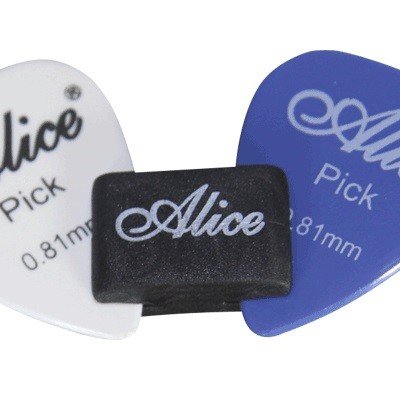 Ortola 5925-099 - Blister 5 porta puas para cuerdas guitarra, color estándar