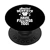 Smile Dentists Have Fillings Too Funny Dentist Gift Women PopSockets PopGrip: Ausziehbarer Sockel und Griff für Handys/Tablets mit Tauschbarem Top