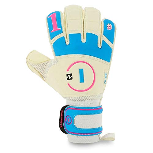 Luva de Goleiro Profissional N1 Beta Kids Blue