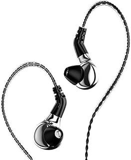 BLON BL03 in Ear Earphones,10mm Carbon Diaphragm Dynamic Drive Bass HiFi DJ in Ear Monitor, Diamond Mirror Process in Ear Headphone with 2pins Detachable Cable Wired Earphone