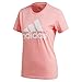 adidas Women's Must Haves Badge of Sport Tee, Glory Pink, Small