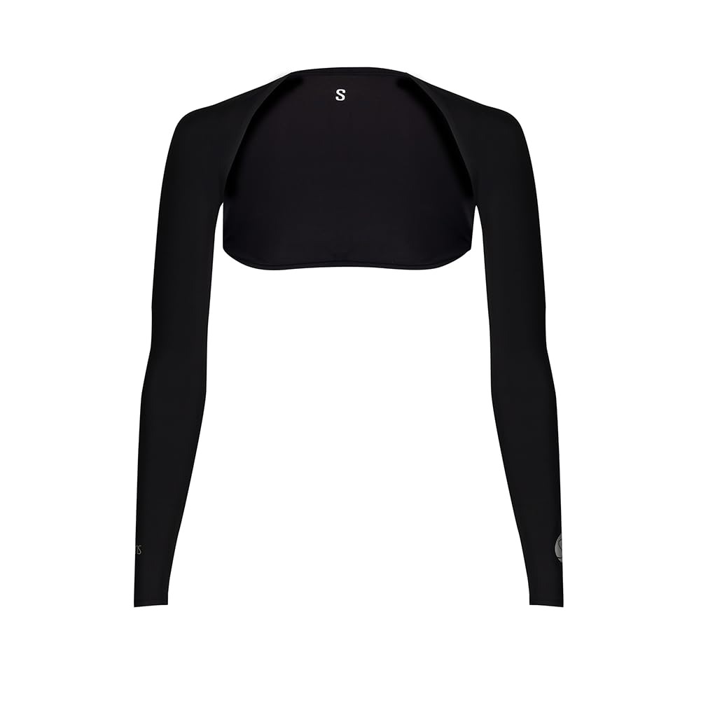 SParms Premium Sun Protection Shoulder Wraps (Black, XL)