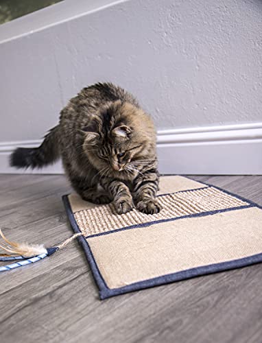 Petlinks Scratch & Play Carpet & Burlap Cat Scratch Mat - Brown, One Size