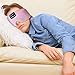 Soft Sleep Eye Mask Bluetooth Headband Wireless Headphones, SYPVRY Adjustable Sleep Mask for Sleeping Meditation Insomnia Night Mask Music Eye Cover for Side Sleepers Airplane Travel, Pink