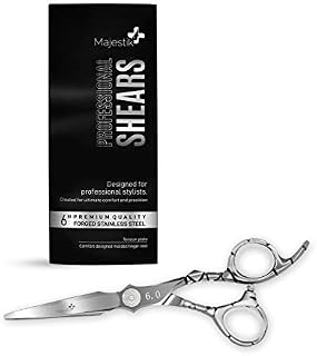 Professional Hair Scissors - Very Sharp - Barber 6.0-inch Razor Edge Hair Cutting Shears - Made from Forged Stainless Steel with Fine Adjustment Screw