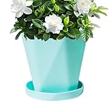 Macetas de colores,Macetas de colores, Jardinera de interior, Potes del cuarto de niños de los almácigos de la planta de la flor, pote colorido del envase de la planta de la flor de 8,5 pulgadas con d