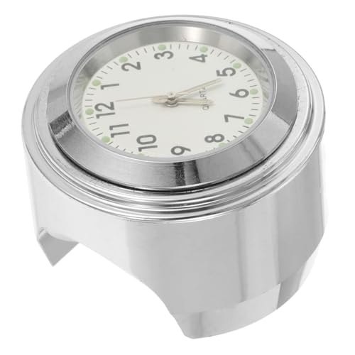 Cabilock Lenkerplan Bootsuhr Rekorduhren Motorrad-armaturenbrett Fahrradlenkeruhr Lenkeruhr Für Motorräder Motorrad Wanduhr Domino Greift Motorrad Dash-uhr Motorrad Temperaturanzeige Metall