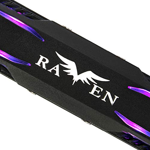 Image of Silverstone Technology TP03-ARGB M.2 SSD Cooling kit with ARGB Lighting, TAA Compliant