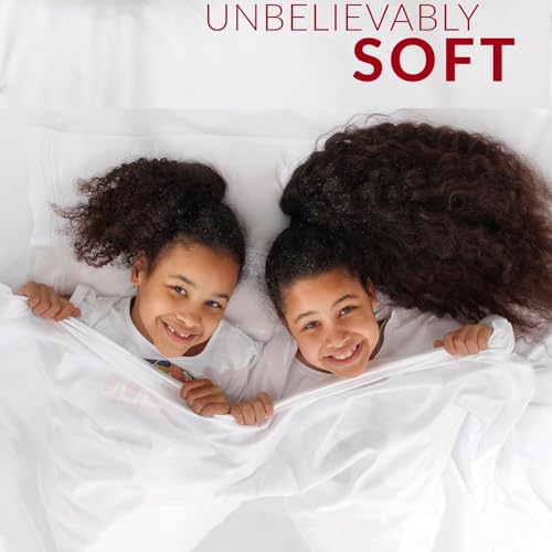 image for Mellanni Extra Deep King Sheets - 4 PC Iconic Collection Bedding - Hot