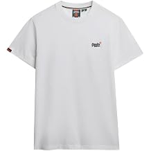 Superdry Men's Essential Contrast EMB T-Shirt, Optic