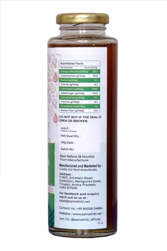 Image of SAMSTHITI Garlic Infused Honey Organic Original Honey Best For Healthy & Tasty || Pack of 1 || 480gram