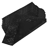 HONMEET 8 Piezas Bayetas Microfibra Reutilizables Paños Limpieza para Cristales Ventanas y Espejos Alta Absorción sin Dejar Trapos Multiusos para Hogar y Cocina Color Negro