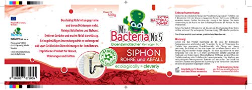 Mr. Bacteria No.5 Detergente bio-enzimatico per il...