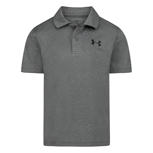 Image of Under Armour Boys' Matchplay Short Sleeve Golf Polo, Lightweight Performance Stretch, Logo Detailing