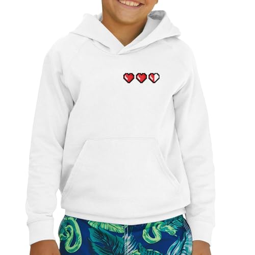 Hoodie premium enfant retro gaming aux finitions soignées