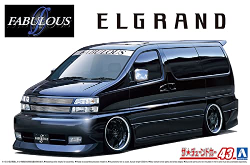 Aoshima 1/24 Nissan Fabless APE50 Elgrand 2000 plástico miniatura 4