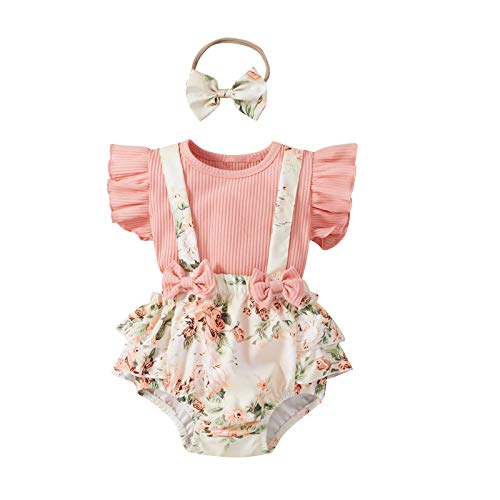 Noubeau Baby Girls Sleeveless Off Shoulder Embroidery Rose Tops+Skirts Set Summer Outfits