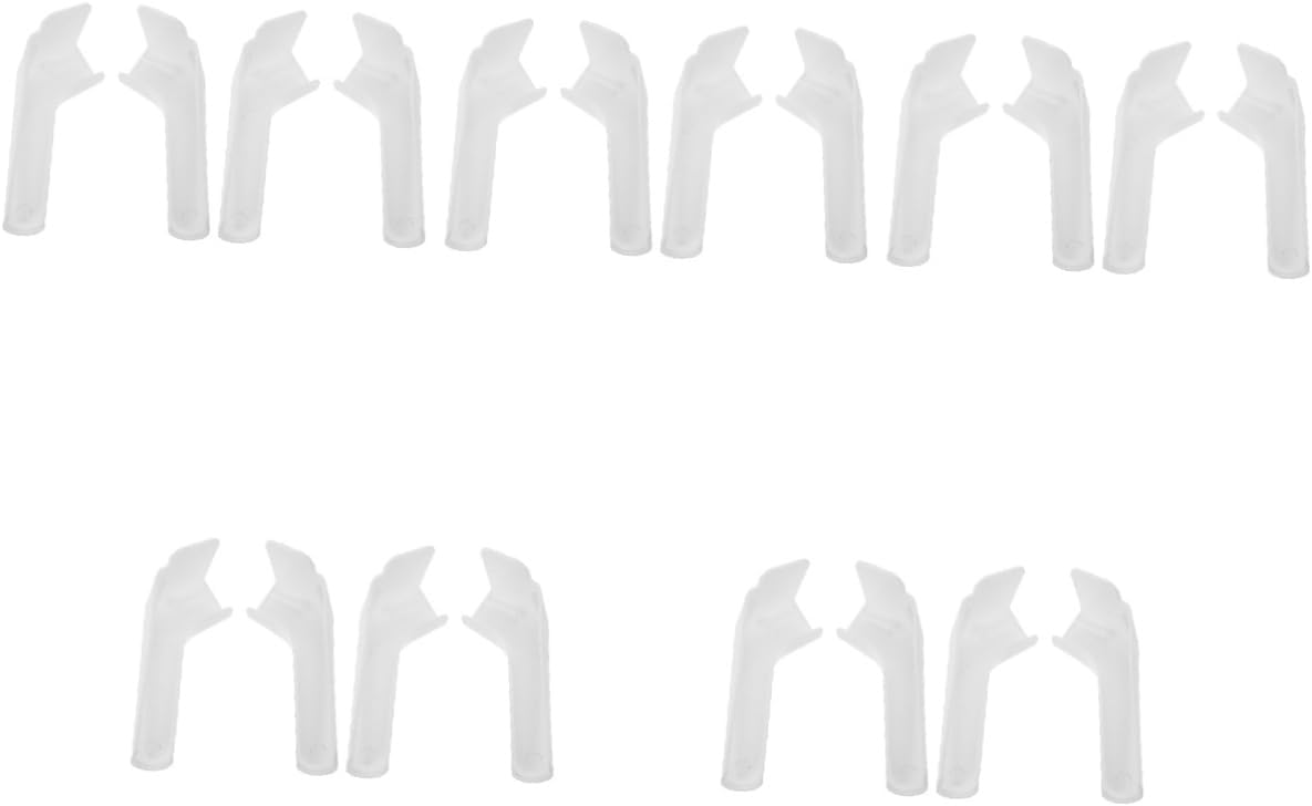 Gatuida 20pcs Rv Roof Rain Gutter Spouts for Water Drainage Extensions Left Right to Prevent Pooling Roofs Essential Accessories for Rvs